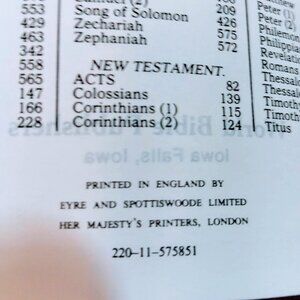 Vintage SMALL COMPACT bible KJV England